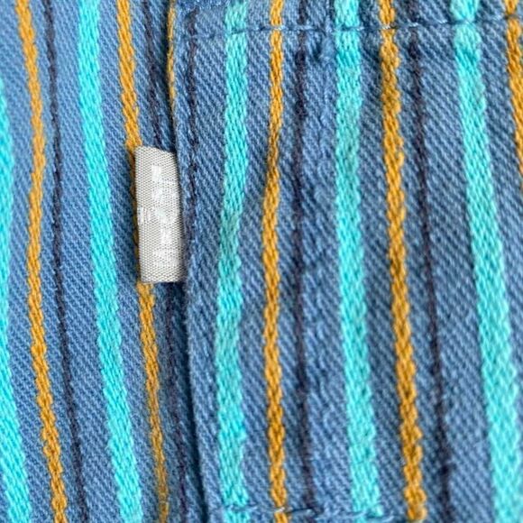Vintage 90s Levi’s silvertab blue stripe jeans - Picture 7 of 8